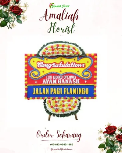 Bunga Papan Congratulation di Bara Baraya Utara
